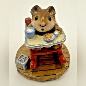 Wee Forest Folk Rocking Tot Red M-103 WFF William Peterson 1983 High Chair